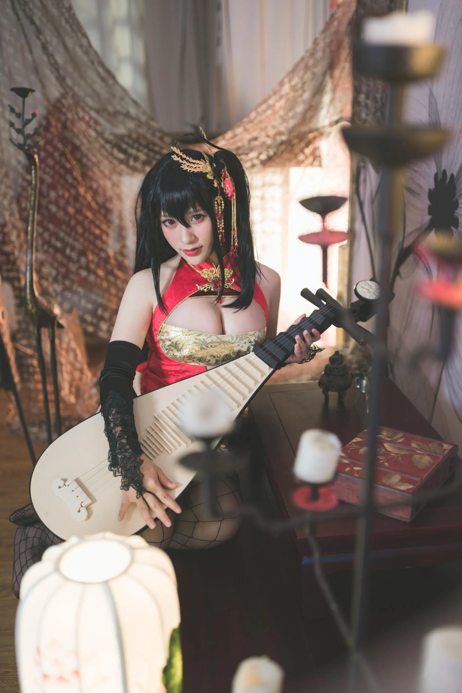 柘烟_Zuken – NO.04 大凤旗袍 [24P]插图1